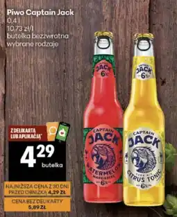 Delikatesy Centrum Piwo Captain Jack oferta
