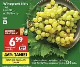 Delikatesy Centrum Winogrona białe oferta