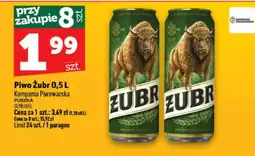 Topaz Piwo Żubr oferta