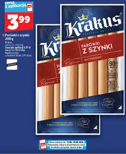 Topaz Parówki z szynki Krakus oferta