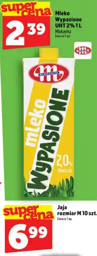 Topaz Mleko Wypasione UHT 2% Mlekovita oferta