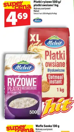 Topaz Płatki ryżowe Melvit oferta