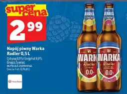 Topaz Napój piwny Warka Radler oferta