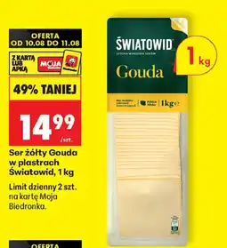 Biedronka Ser żółty Gouda oferta
