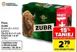 Carrefour Piwo ŻUBR oferta