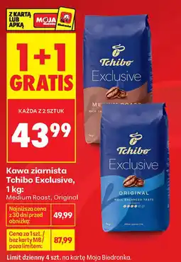 Biedronka Kawa ziarnista Tchibo Exclusive oferta