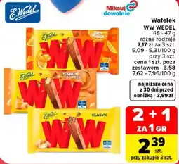 Carrefour Wafelek WW WEDEL oferta