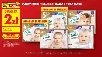 Biedronka Pieluszki Dada Extra Care oferta