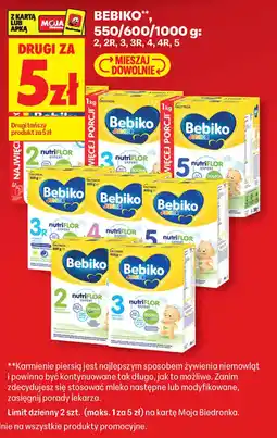 Biedronka Bebiko Junior oferta