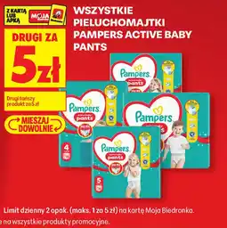 Biedronka Pieluchomajtki Pampers Active Baby Pants oferta