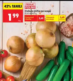 Biedronka Cebula żółta na wagę oferta