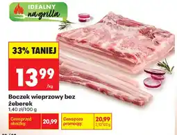 Biedronka Boczek wieprzowy bez żeberek oferta