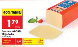 Biedronka Ser morski OSM Hajnówka oferta