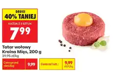 Biedronka Tatar wołowy Kraina Mięs oferta
