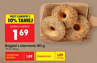 Biedronka Bajgiel z ziarnami oferta