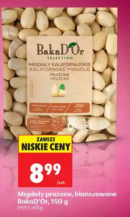 Biedronka Migdały prażone, blanszowane BakaD'Or oferta