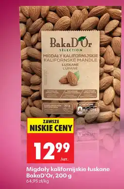 Biedronka Migdały kalifornijskie łuskane BakaD'Or oferta