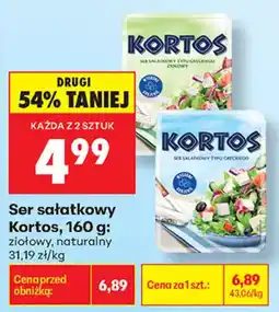 Biedronka Ser sałatkowy Kortos oferta