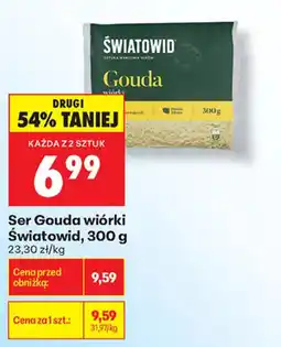 Biedronka Ser Gouda wiórki Światowid oferta