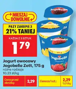 Biedronka Jogurt owocowy Jogobella Zott oferta