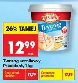 Biedronka Twaróg sernikowy Président oferta