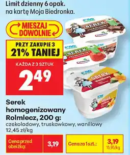 Biedronka Serek homogenizowany oferta