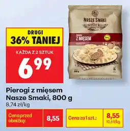 Biedronka Pierogi z mięsem Nasze Smaki oferta