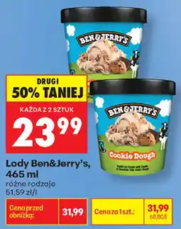 Biedronka Lody Ben&Jerry's oferta