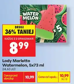 Biedronka Lody Marletto Watermelon oferta
