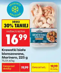 Biedronka Krewetki białe blanszowane, Marinero oferta