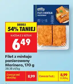 Biedronka Filet z mintaja panierowany Marinero oferta