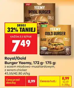 Biedronka Royal/Gold Burger Yeemy oferta