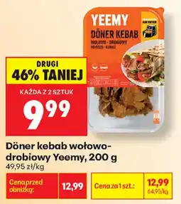 Biedronka Döner kebab wołowo-drobiowy Yeemy oferta
