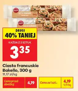 Biedronka Ciasto francuskie Bakello oferta