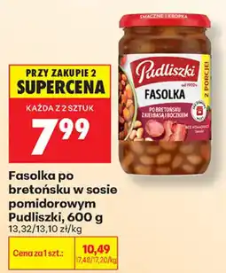 Biedronka Fasolka po bretońsku w sosie pomidorowym Pudliszki oferta