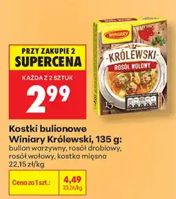 Biedronka Kostki bulionowe Winiary Królewski oferta
