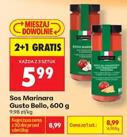 Biedronka Sos Marinara Gusto Bello oferta