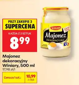 Biedronka Majonez dekoracyjny Winiary oferta