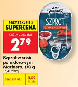 Biedronka Szprot w sosie pomidorowym Marinero oferta