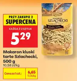 Biedronka Makaron kluski tarte Szlachecki oferta