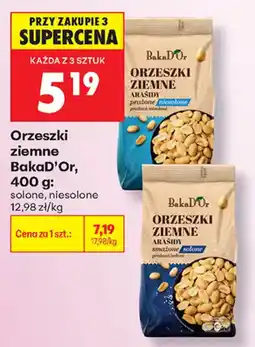 Biedronka Orzeszki ziemne BakaD'Or oferta