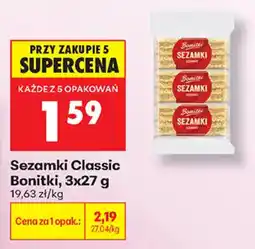 Biedronka Sezamki Classic Bonitki oferta