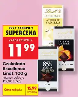 Biedronka Czekolada Excellence Lindt oferta