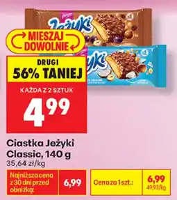 Biedronka Ciastka Jeżyki Classic oferta