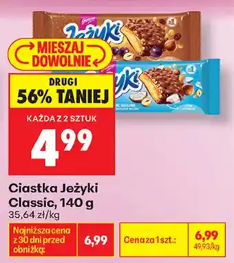 Biedronka Ciastka Jeżyki Classic oferta