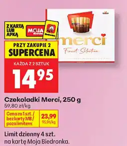Biedronka Czekoladki Merci oferta