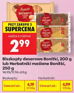 Biedronka Biszkopty deserowe Bonitki oferta