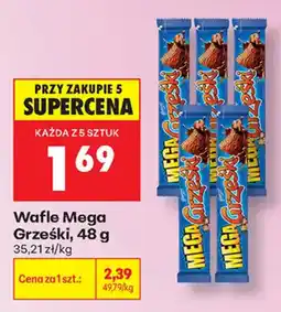 Biedronka Wafle Mega Grześki oferta