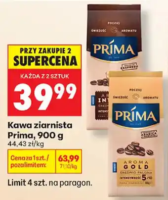 Biedronka Kawa ziarnista Prima oferta