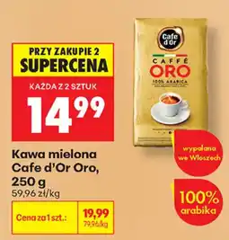 Biedronka Kawa mielona Cafe d'Or Oro oferta